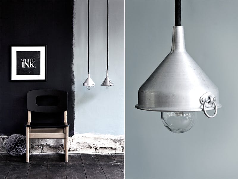 Taklampe av gammel trakt Taklampe av gammel trakt
